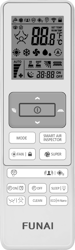 Сплит-система Funai RAC-I-EU25HP.D01/S/RAC-I-EU25HP.D01/U Emperor Up Smart Eye Inverter