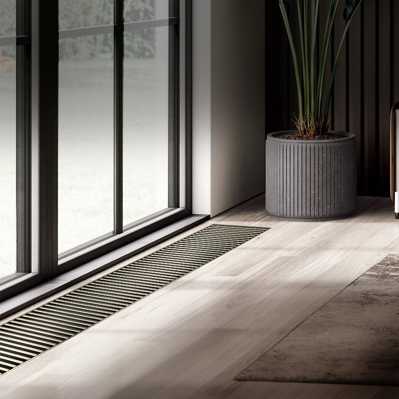 Внутрипольный конвектор Royal Thermo Atrium 150/300/2900-DG-U-LB