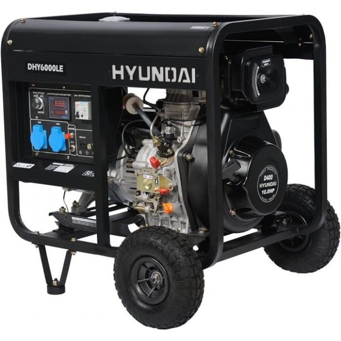 Дизельный электрогенератор Hyundai DHY 6000LE