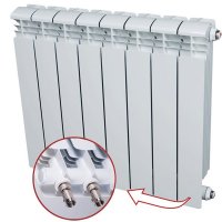Алюминиевый радиатор отопления RIFAR ALUM VENTIL 350 VR 8