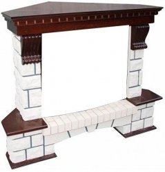 Портал Royal Flame Pierre Luxe под очаг Dioramic 25 FX угловой